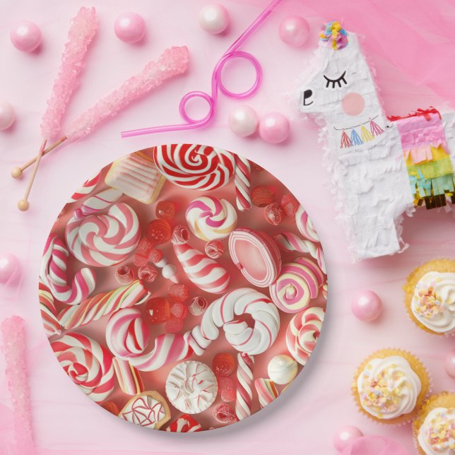 La gourmandise en déco paper plates (Party)