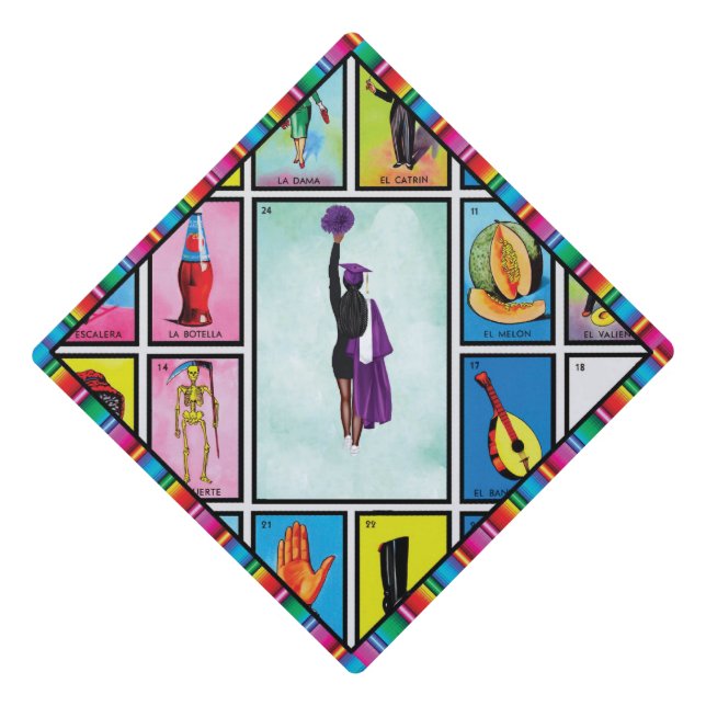 La Graduada Graduation Cap Topper (Front)