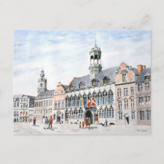 La Grand-Place, Mons, Belgium Postcard