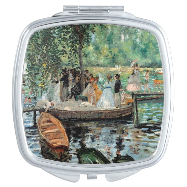 La Grenouillère Auguste  Renoir   Compact Mirror (Front)