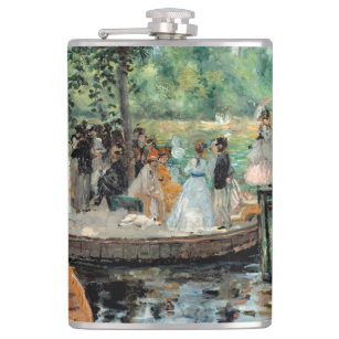 La Grenouillère Auguste  Renoir   Flask