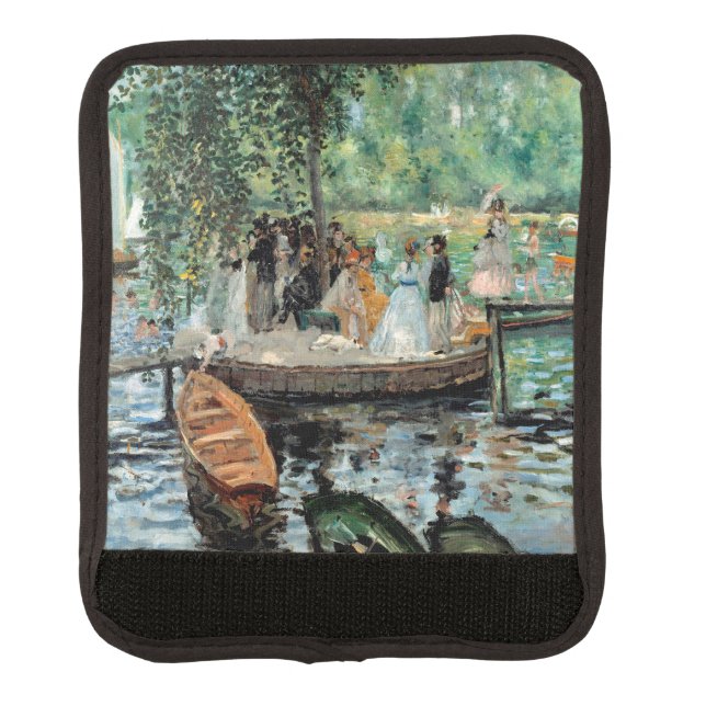 La Grenouillère Auguste  Renoir   Luggage Handle Wrap (Front)