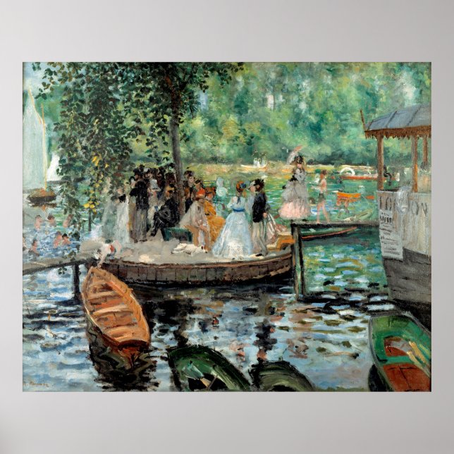 La Grenouillère Auguste  Renoir   Poster (Front)