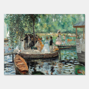 La Grenouillère Auguste  Renoir   Sign