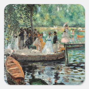 La Grenouillère Auguste Renoir Square Sticker