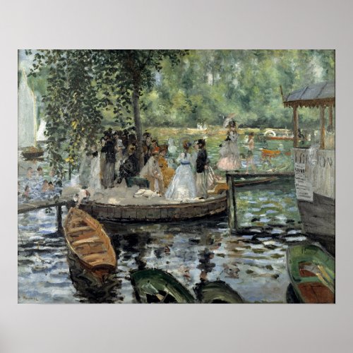 La Grenouillre by Auguste Renoir Poster