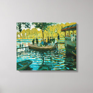La Grenouillere - Claude Monet - 1869 Canvas Print
