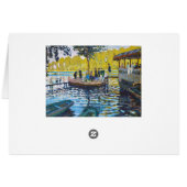 La Grenouillere Claude Monet fine art painting (Back Horizontal)