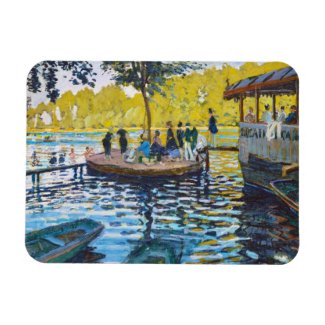 La Grenouillere Claude Monet fine art painting Magnet