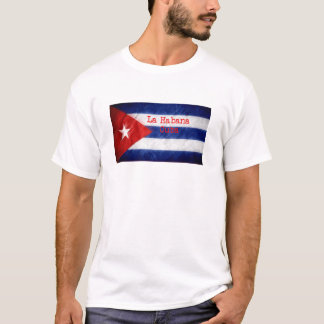 La Habana Cuba Flag T-Shirt