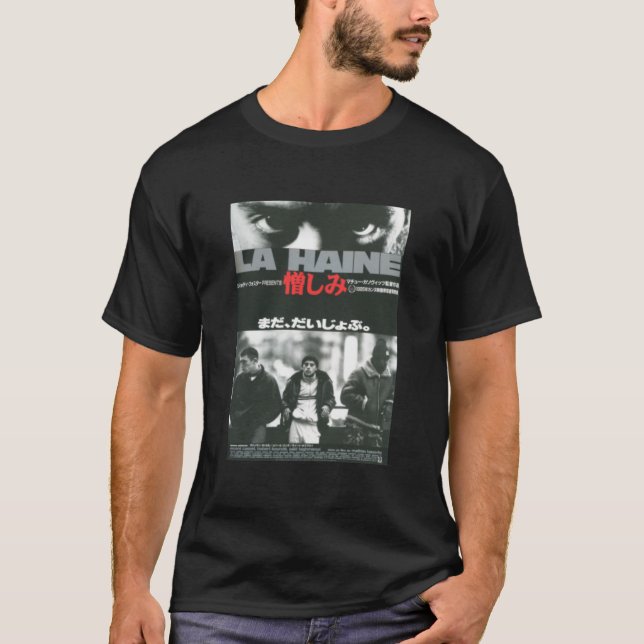 La Haine Japanese Poster  T-Shirt (Front)