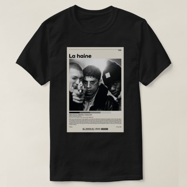 La haine Mathieu Kassovitz.png T-Shirt (Design Front)
