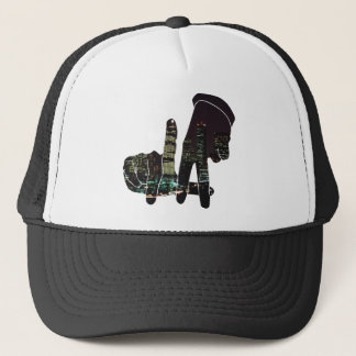 LA hands skyline Trucker Hat