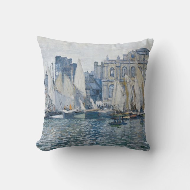La Havre Museum Monet Throw Pillow (Front)