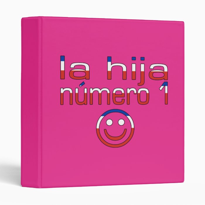 La Hija Número 1   Number 1 Daughter in Chilean Vinyl Binder