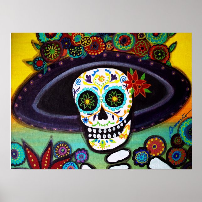 La isla bonita catrina day of the dead poster (Front)