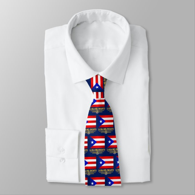 La Isla del Encanto Neck Tie (Tied)