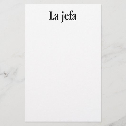 La jefa (Front)