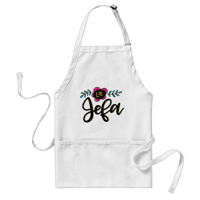 La Jefa, Adult Apron (Front)