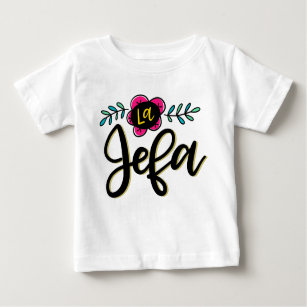 La Jefa T-Shirt SVG (front pocket & back design)