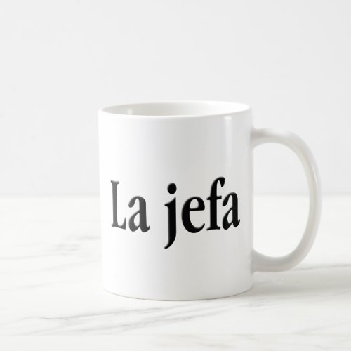 La jefa coffee mug