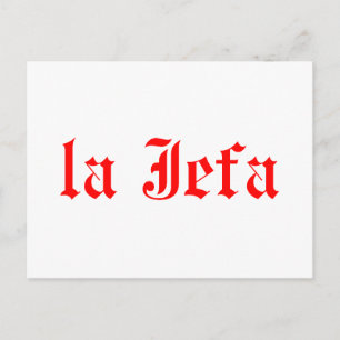 La jefa postcard