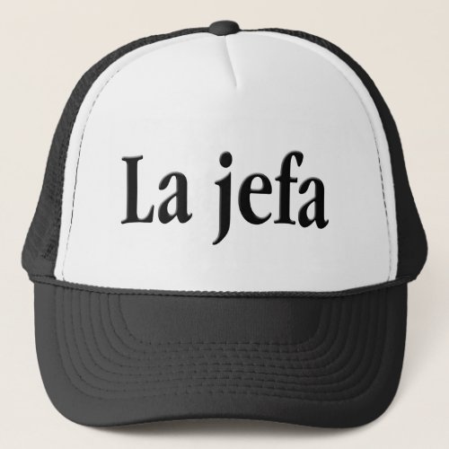 La jefa trucker hat