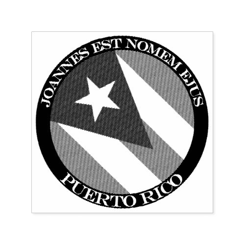 La Jene Puerto Rico Self Inking Rubber Stamp