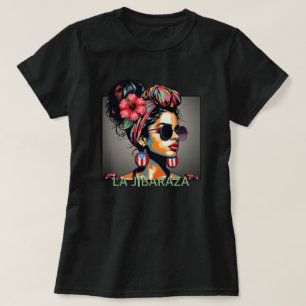 La Jibaraza 3 – Puerto Rican Jíbara • Boricua T-Shirt