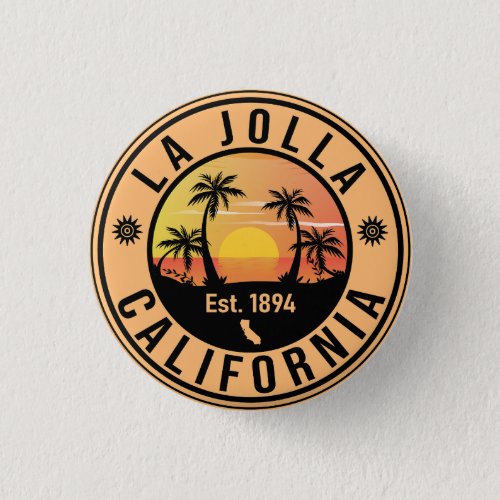 La Jolla Beach Cove _ San Diego California Button