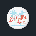 La Jolla Beach San Diego California Vintage Palms  Magnet<br><div class="desc">La Jolla Beach boasts stunning natural beauty with its picturesque coastline, golden sand, and crystal-clear waters. It offers breathtaking views of the Pacific Ocean, dramatic cliffs, and abundant marine life. La Jolla Beach offers excellent surfing conditions, attracting surfers of all skill levels. The beach's consistent waves, especially at popular spots...</div>