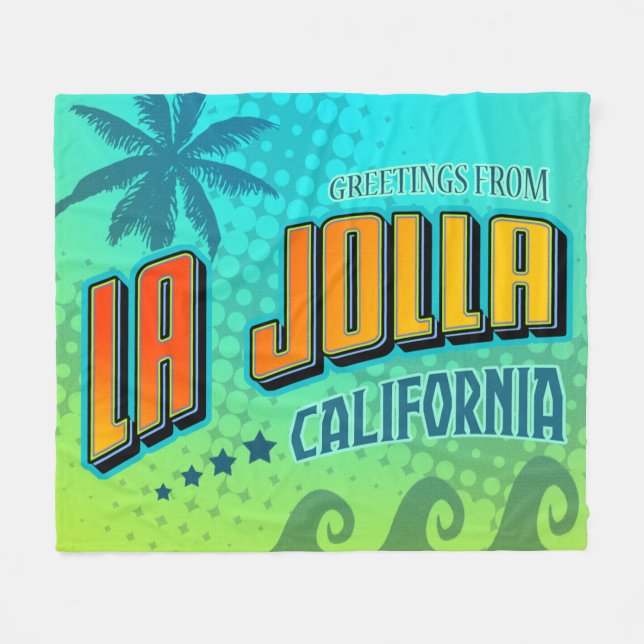 La Jolla California Blanket (Front (Horizontal))