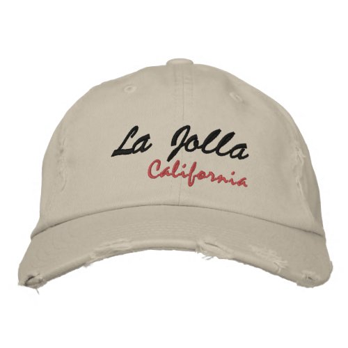 La Jolla California Embroidered Baseball Hat