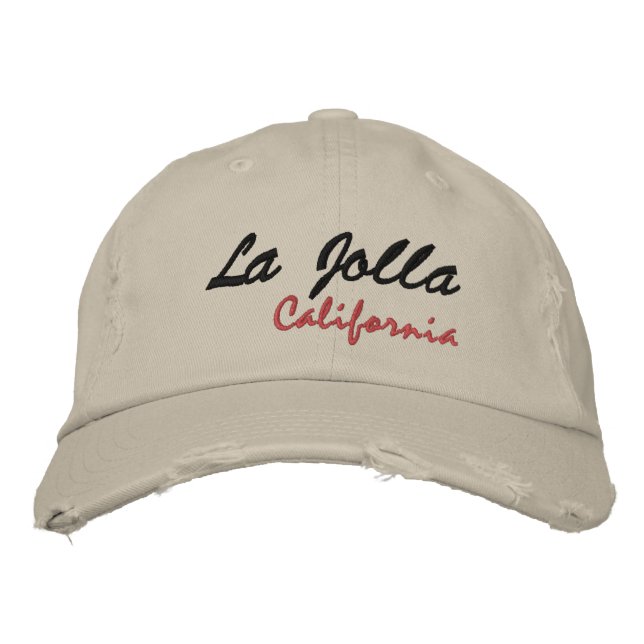 La Jolla, California Embroidered Baseball Hat (Front)