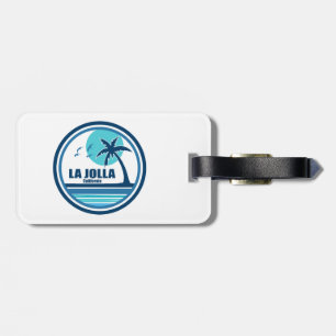 La Jolla California Palm Tree Birds Luggage Tag