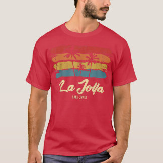 La Jolla California Palm Trees CA Retro  T-Shirt