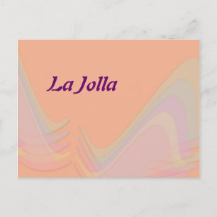 La Jolla California Pastel Wings Postcard