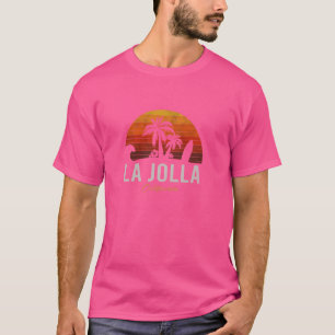 La Jolla California Retro Surfer Vintage Beach T-Shirt