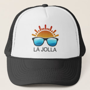 La Jolla California Sunglasses Trucker Hat