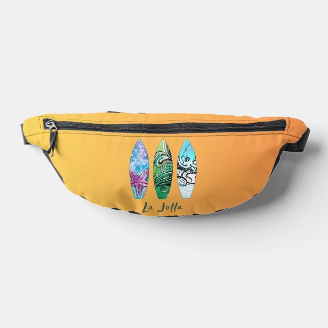 La Jolla California Surfboards Fanny Pack (Lay Down)
