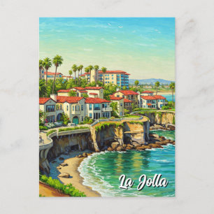 La Jolla California Travel Postcard