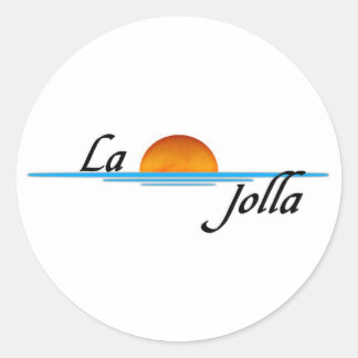 La Jolla Classic Round Sticker