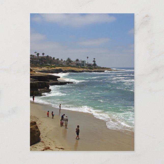 La Jolla Cove Beach Postcard (Front)