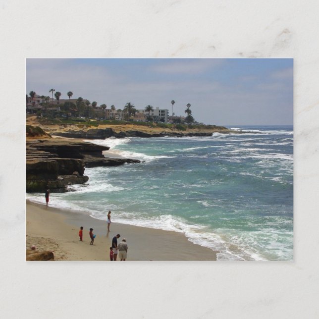 La Jolla Cove Beach Postcard (Front)