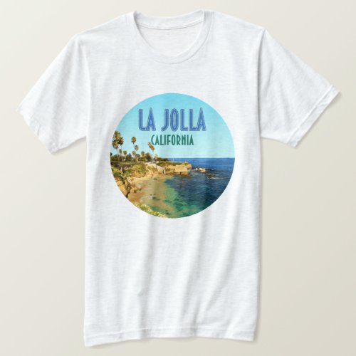 La Jolla Cove Beach San Diego California Vintage T_Shirt