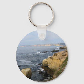 La Jolla Cove Beach Seabirds Custom Keychains