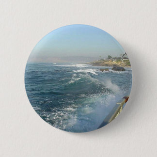 La Jolla Cove Ocean Beach Waves Button