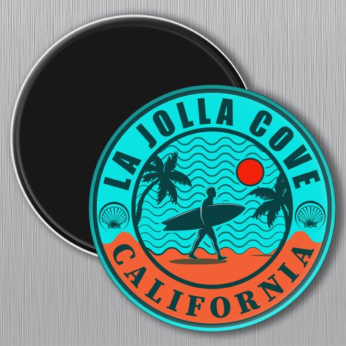 La Jolla Cove San Diego California Souvenirs  Magnet
