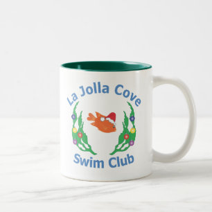 La Jolla Cove Swim Club Santa Mug