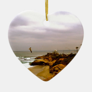 La Jolla Life Ceramic Ornament